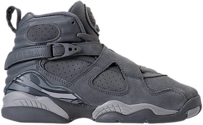 Pre-owned Jordan 8 Retro Cool Grey (gs) In Cool Grey/wolf Grey-cool Grey