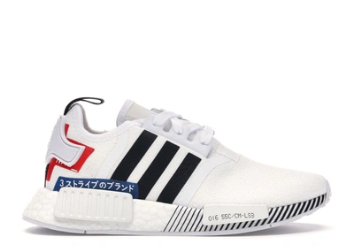 Pre-owned Adidas Originals Adidas Nmd R1 Japan Pack White (2019) (gs) In Cloud White/core Black/lush Blue