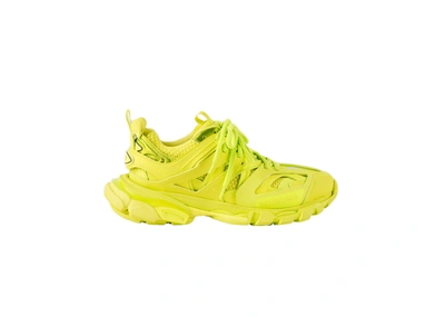 Pre-owned Balenciaga Track Trainer Lime (women's) In Yellow