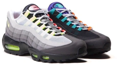 Pre-owned Nike Air Max 95 What The Air Max (gs) In Black/volt-safety Orange