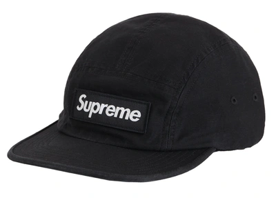 Pre-owned Supreme Military Camp Cap (ss20) Black