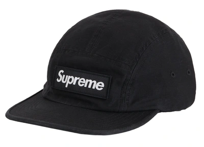 Pre owned Supreme Military Camp Cap ss20 Black ModeSens