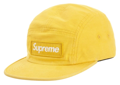 Pre-owned Supreme Military Camp Cap (ss20) Yellow