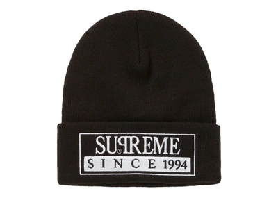 Pre-owned Supreme  Reserved Beanie Black