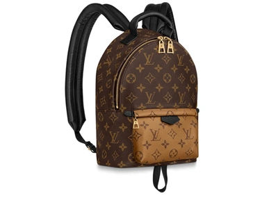 Pre-owned Louis Vuitton Palm Springs Monogram Reverse (updated Zipper) Pm