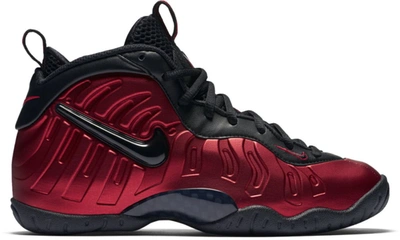 Pre-owned Nike Air Foamposite Pro University Red (gs) In University Red/black
