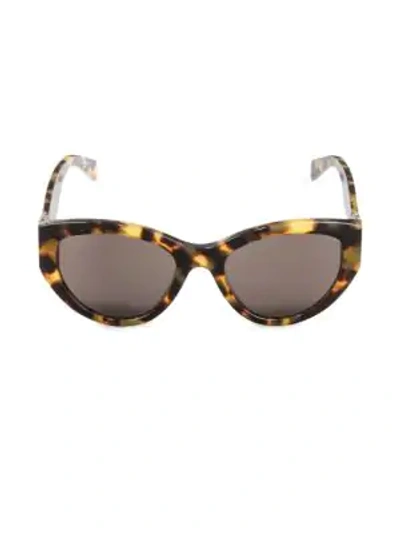 Moschino 54mm Cat Eye Sunglasses In Black Multi