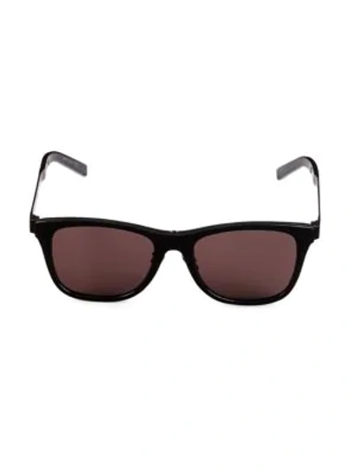 Saint Laurent 53mm Square Sunglasses In Black