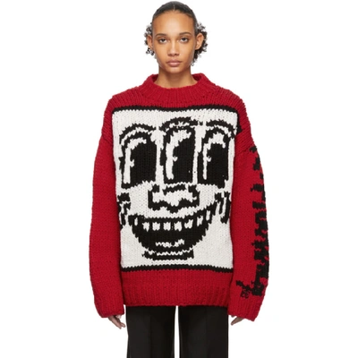 Etudes Studio Etudes Red Keith Haring Edition Andy Sweater