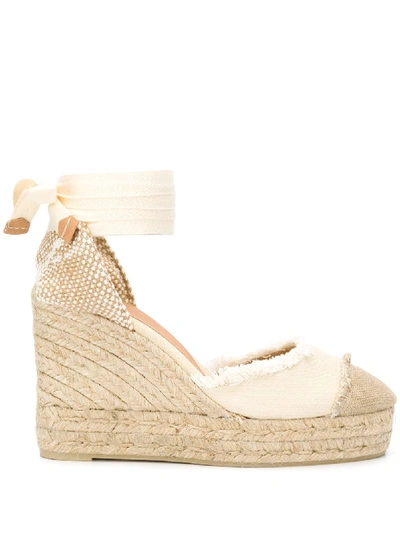 Castaã±er Espadrilles 'catalina' Beige In 203 Ivory