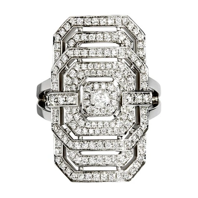 Statement My Way Diamond & Silver Ring In Not Applicable