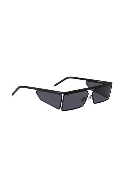 Hugo Boss - Rectangular Sunglasses In Black With Tonal Spoilers In Assorted-pre-pack