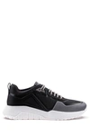 Hugo Boss - Low Top Sneakers In Embossed Neoprene - Black