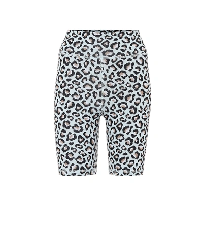 The Upside Ice Leopard-jacquard Jersey Shorts