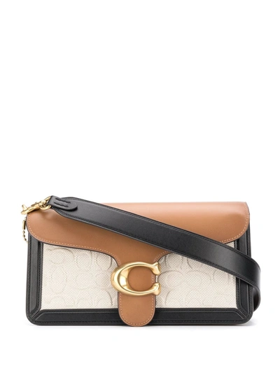 Coach Tabby Colorblock Leather Shoulder Bag In Multi