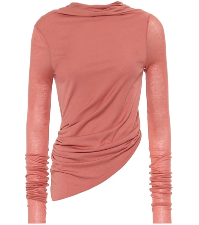 Rick Owens Lilies Knit Top In Pink