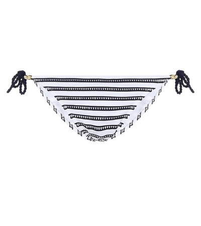 Heidi Klein Corsica Striped Bikini Bottoms In Blue