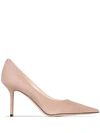 Jimmy Choo Love 90mm Pumps In Pink