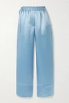 Acne Studios Pame Fluid Pyjama Trousers In Satin Trousers
