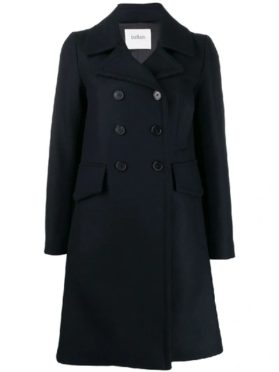 Ba&sh Neila Double Breasted Coat In Blue