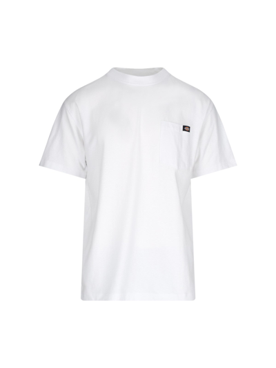 Dickies Porterdale Pocket T-shirt In Bianco