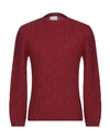 Bellwood Sweaters In Brick Red