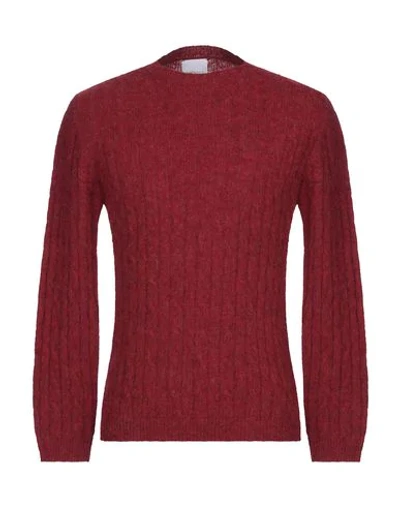 Bellwood Sweaters In Brick Red