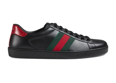 Pre-owned Gucci  Ace Black