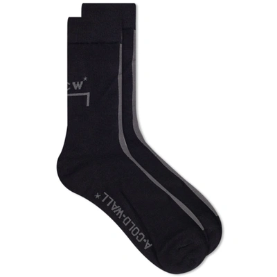 A-cold-wall* A Cold Wall Mission Statement Sock In Black