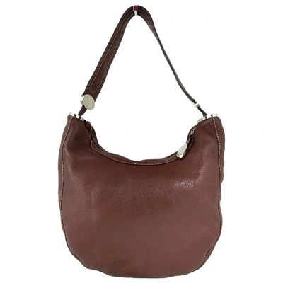Pre-owned Cromia Brown Leather Handbag