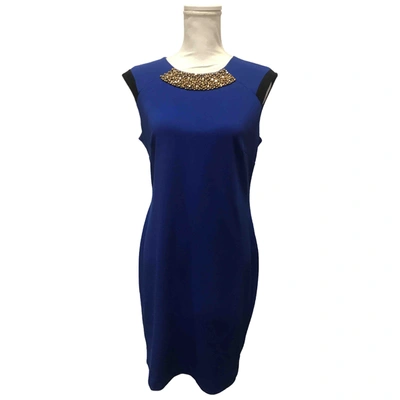 Pre-owned Karl Lagerfeld Mid-length Dress In Blue
