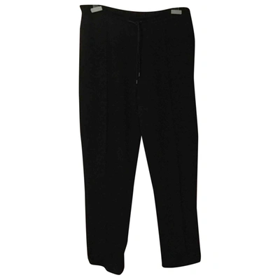 Pre-owned Kenzo Large Trousers In Black