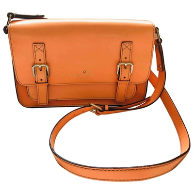 Pre-owned Kate Spade Leather Bag In Orange