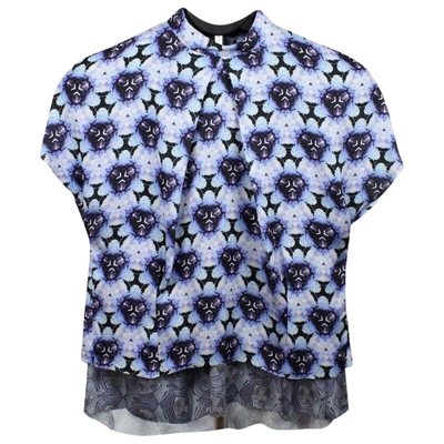 Pre-owned Acne Studios Blue Polyester Top