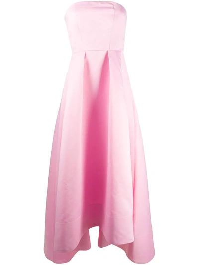 Pinko High-low Hem Gown In Pink