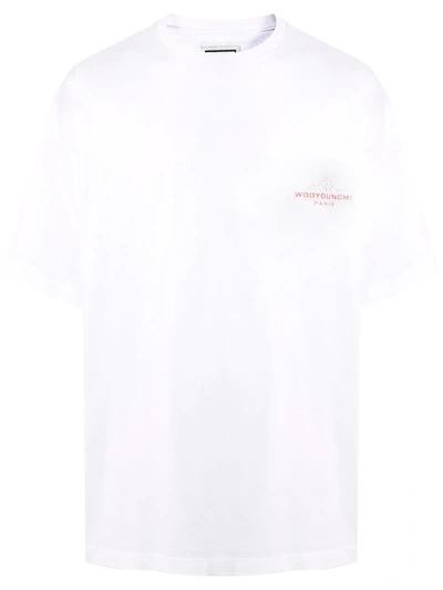 Wooyoungmi Graphic-print Crew Neck T-shirt In White
