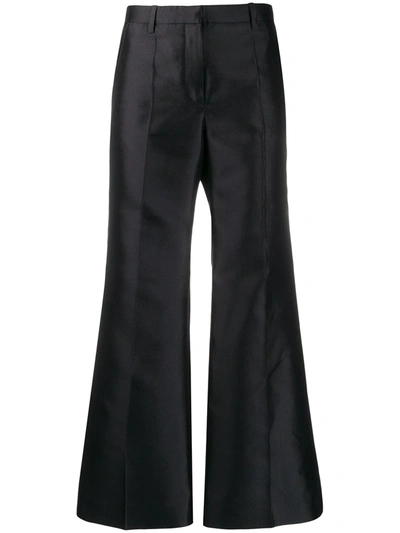 Givenchy Flared Tailored Trousers In Blue