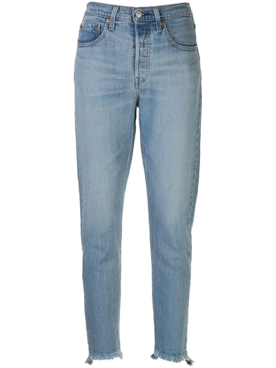 Levi's 501 High-rise Skinny Jeans In Blue