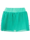 Kappa Pleated Perforated Shorts In Green