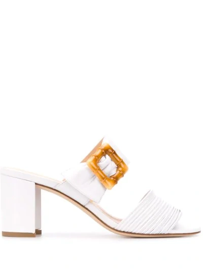 Chloe Gosselin Fiona 70mm Sandals In White