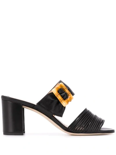 Chloe Gosselin Fiona 70mm Sandals In Black