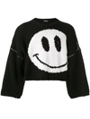 Raf Simons Intarsia-knit Virgin Wool Jumper In Black