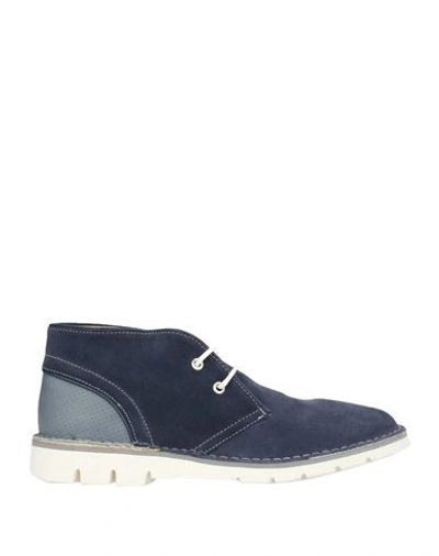 Cafènoir Ankle Boots In Blue