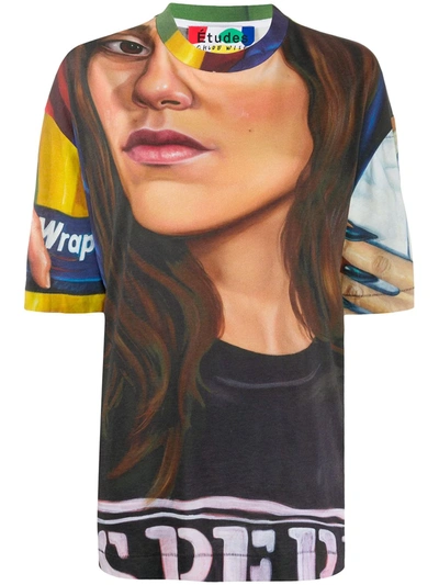 Etudes Studio Museum Chloe Wise Painting-print T-shirt In Brown