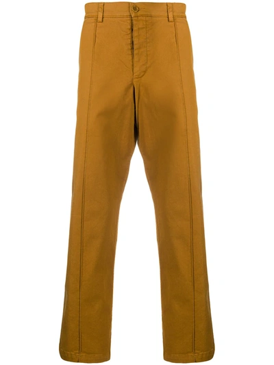 Ymc You Must Create Slim-fit Trousers In Brown
