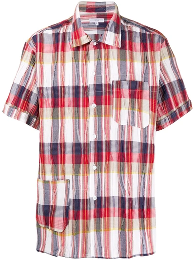 Engineered Garments Check Short-sleeve Shirt In Red
