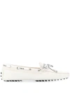 Tod's Gommino Driving Shoes In White