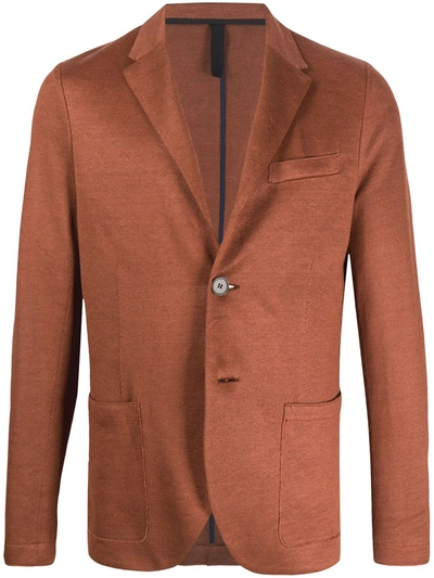 Harris Wharf London Sartorial Single-breasted Blazer In Brown