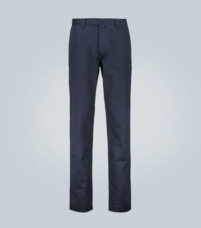 Polo Ralph Lauren Slim-fit Tailored Trousers In Blue