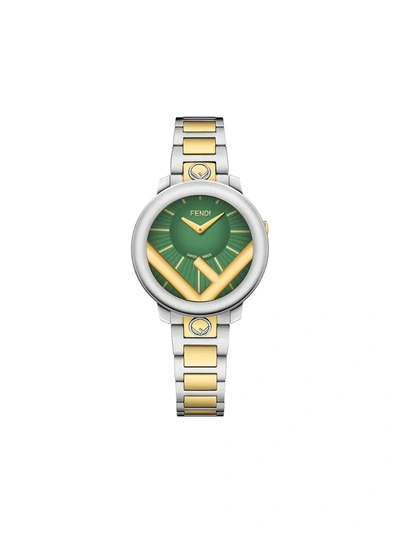 Fendi Run Away Watch In Green